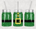 17 oz Mason Jar Tumbler Sublimation Design Template, Christmas Elf, Christmas PNG, Mason Elf Costume Christmas Digital Instant Download product logo
