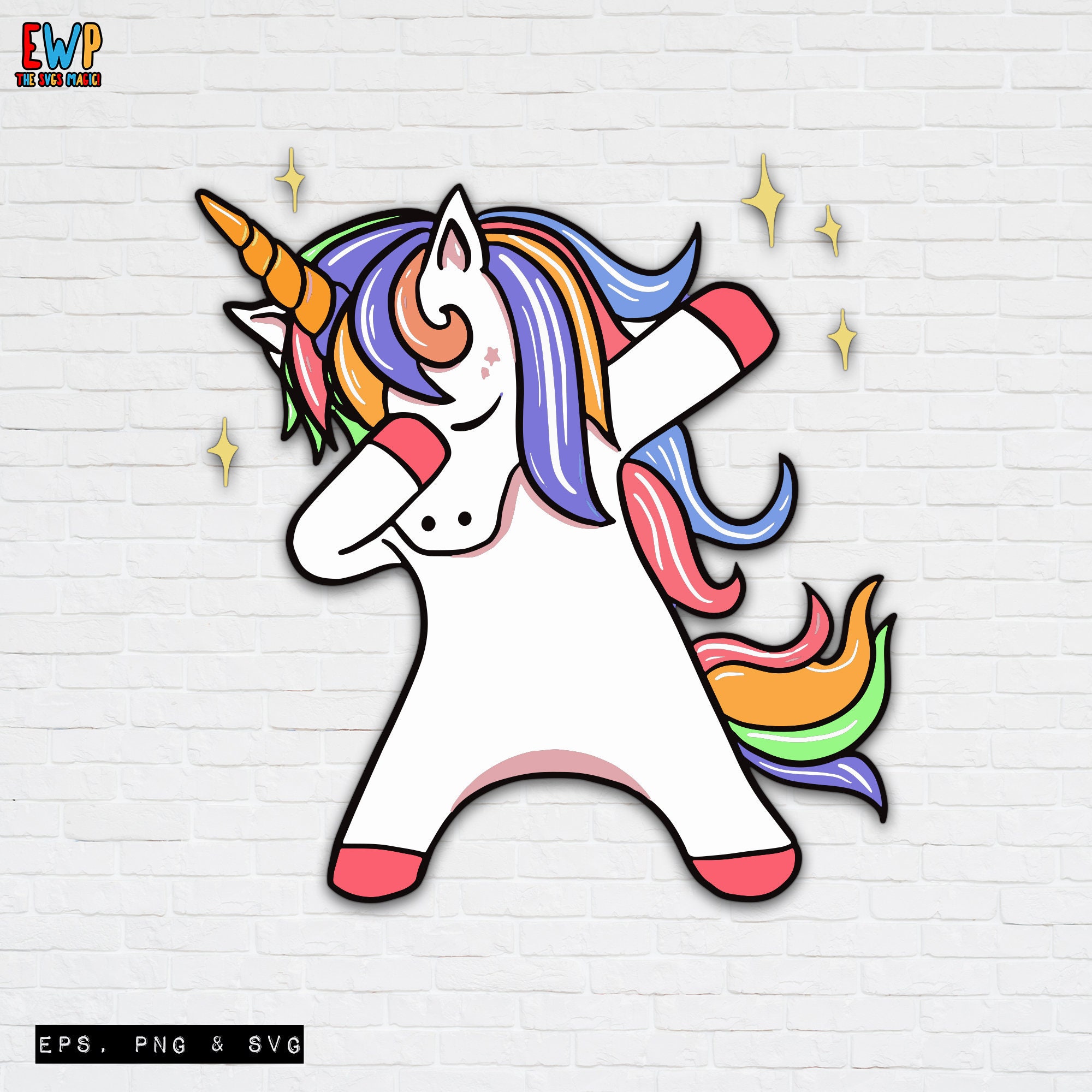 Louis Vuitton Dabing Unicorn SVG PNG Cricut Silhouette - SvgSquad