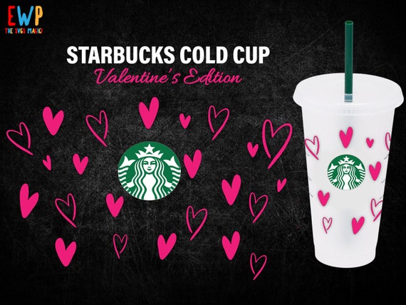 Download Hearts Starbucks Cup Svg Valentine S Day Cup Svg Etsy