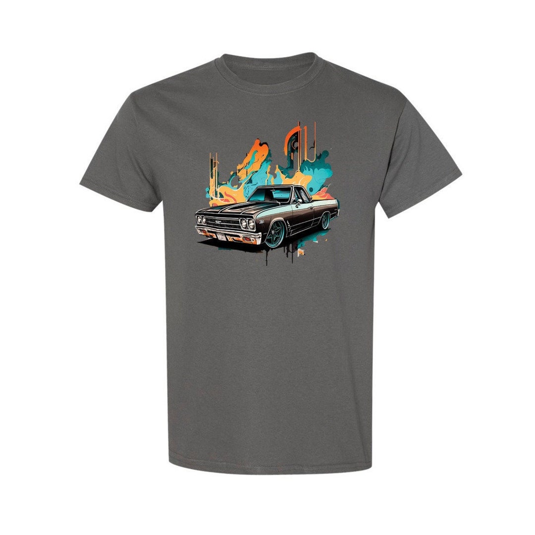 Popfunk Chevy Chevrolet El Camino Unisex T Shirt, White