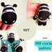 Zebra SET - Amigurumi PDF Crochet Patterns - Rattle - Lovey - Toy ...