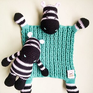 Zebra SET - Amigurumi PDF Crochet Patterns - Rattle - Lovey - Toy ...