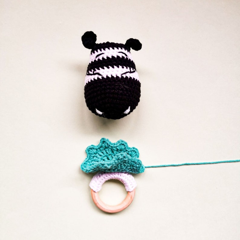 Zebra SET Amigurumi PDF Crochet Patterns Rattle Lovey - Etsy