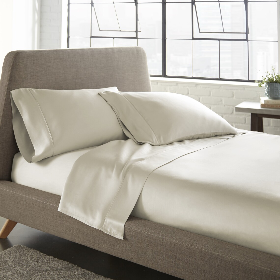 600Thread Count Cotton Tencel 4Piece Sheet Set Etsy