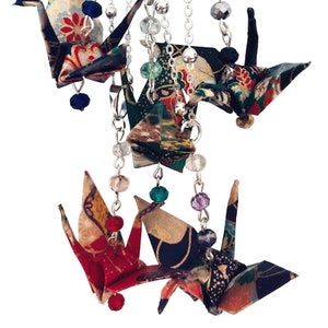Collana origami gru - fatta a mano
