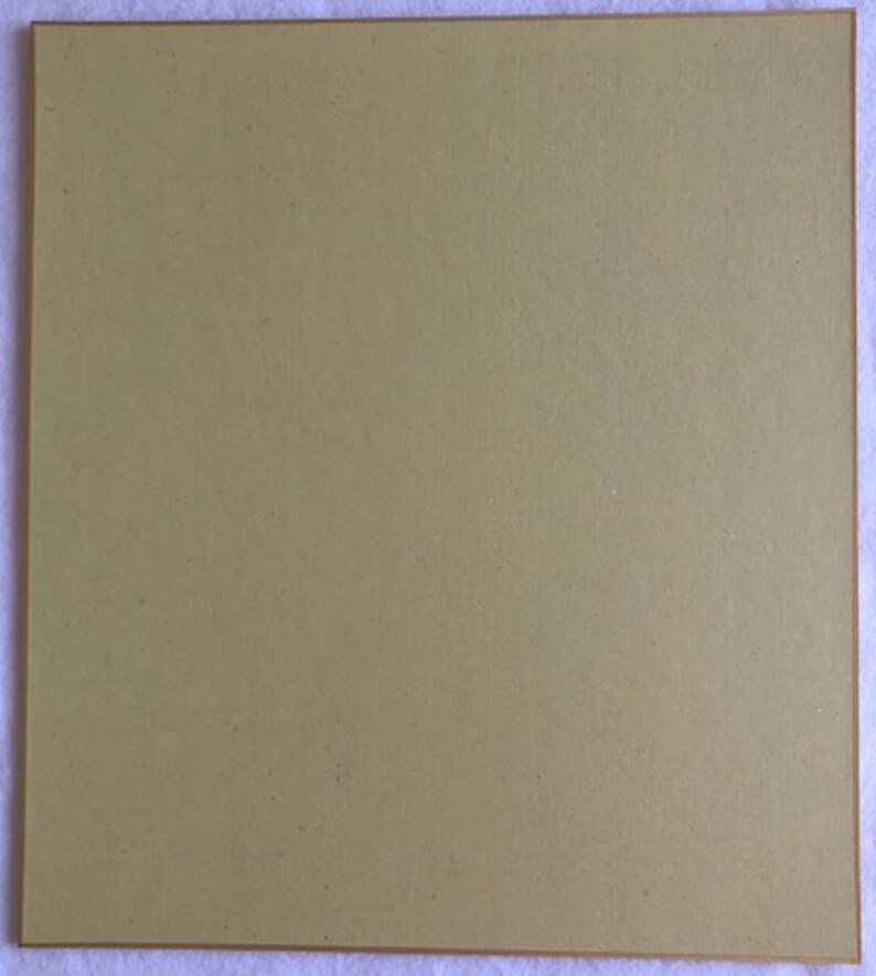 May include: A solid, light brown, textured card stock with a subtle, slightly rough surface.
