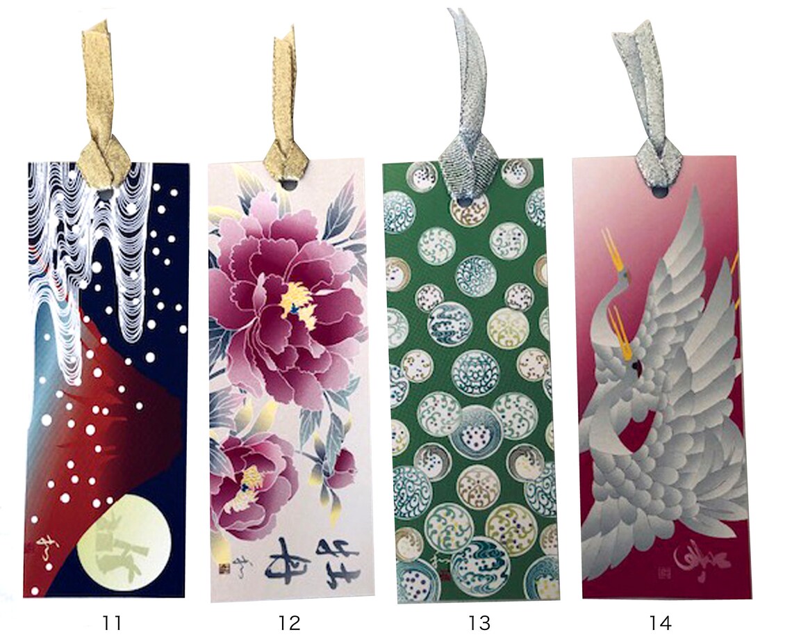 Bookmark Japanese style original Etsy