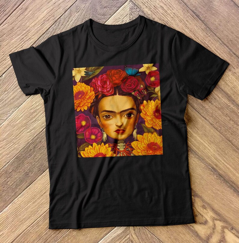 Frida Kahlo Shirt Frida Kahlo T-shirt Frida Kahlo Tshirt | Etsy