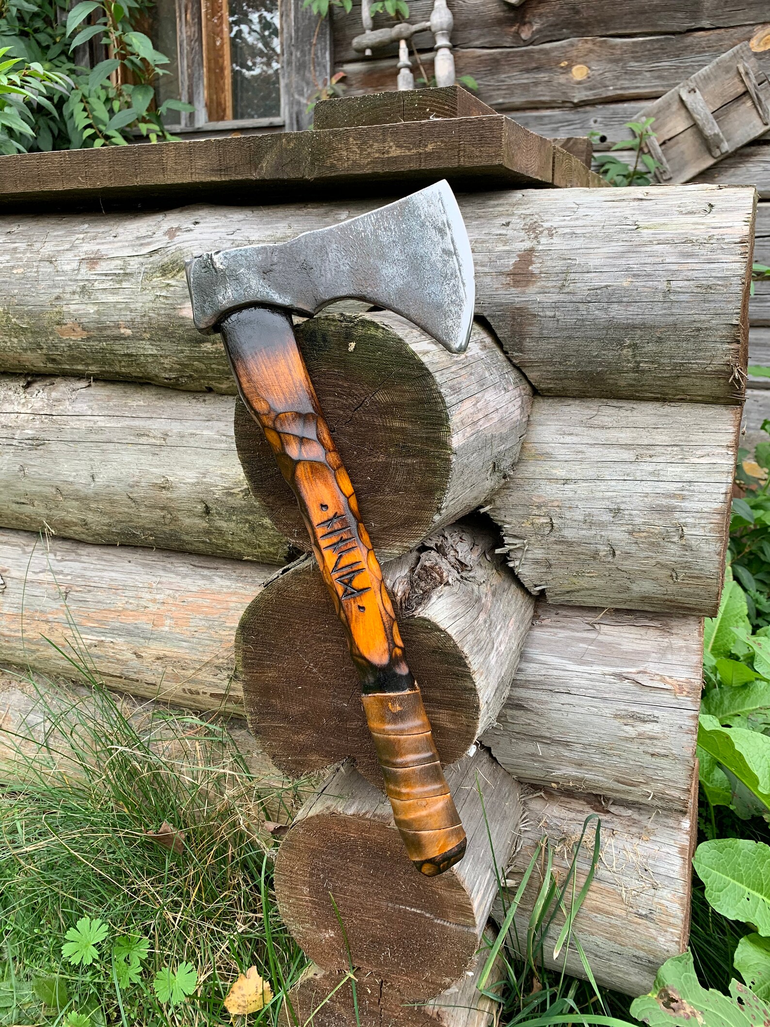 Custom Viking Throwing Axe IATF WATL Etsy