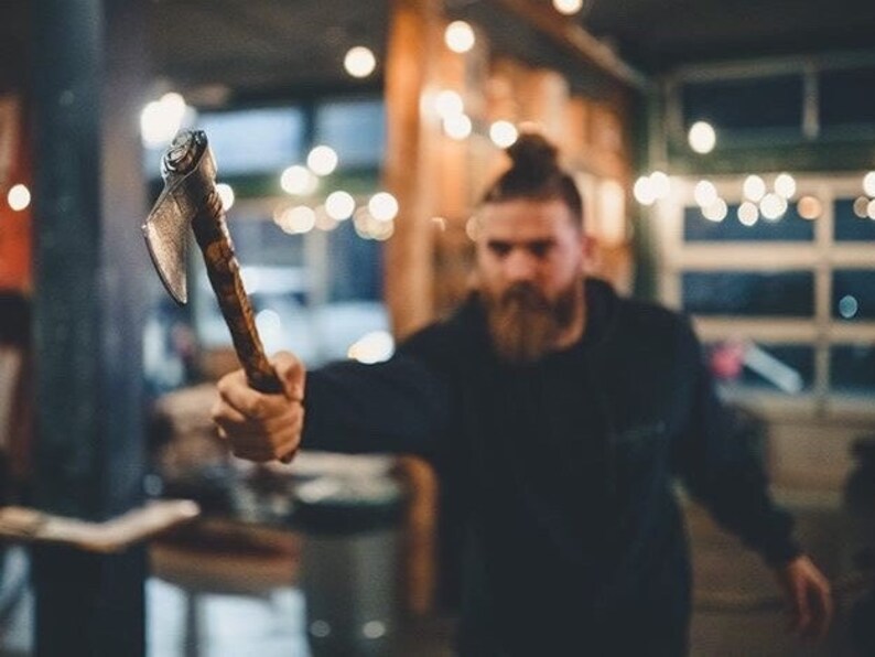 Custom Viking Throwing Axe IATF WATL Etsy