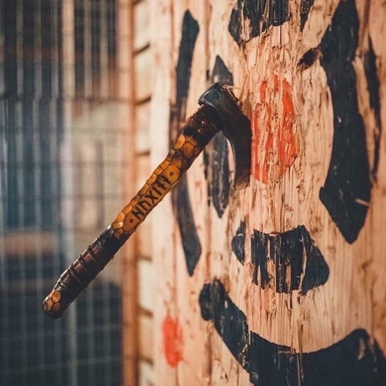 Custom Viking Throwing Axe IATF WATL Etsy