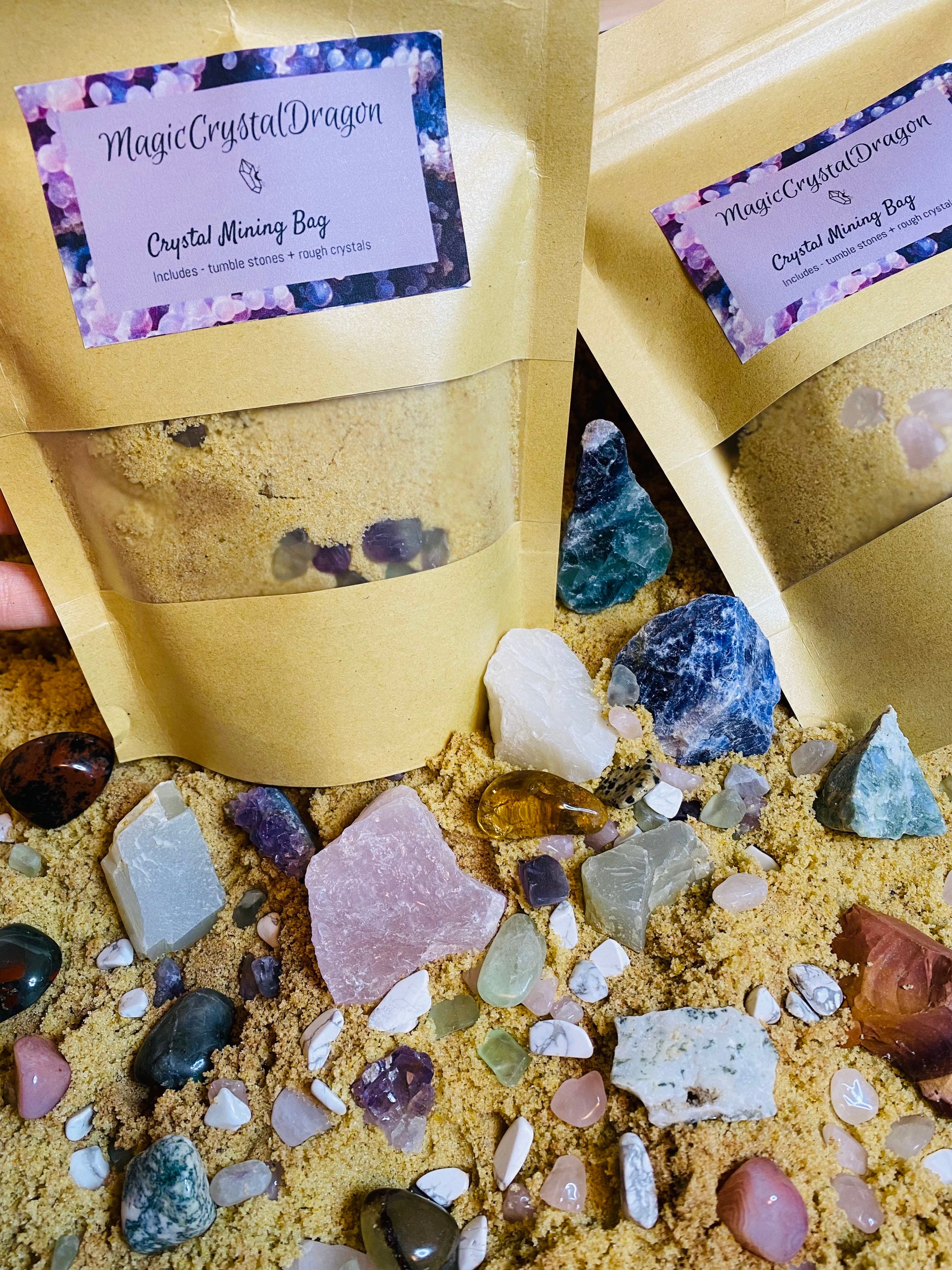 crystal mining bag amazon