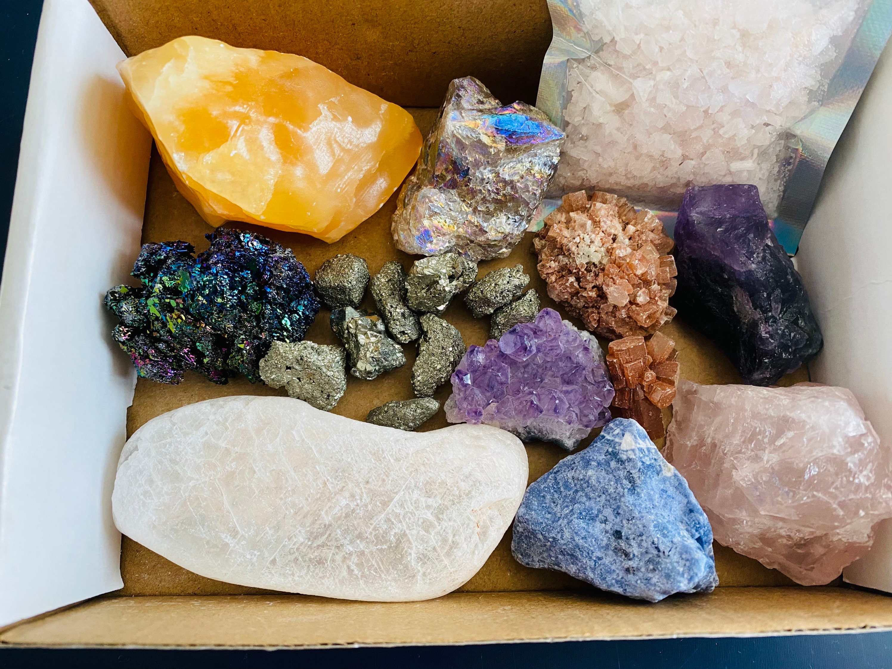 Mixed rough crystal set contains 11 different crystals Etsy