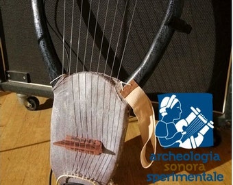 Amplifiable nine strings Lyra - Nine strings Lyra with amplify system - 9 strings Lyre with amplify system