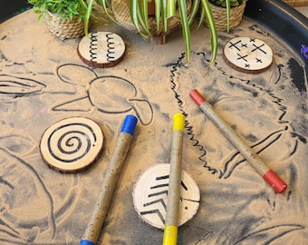 Mark Making Sticks Magic Wands Natural Loose Parts