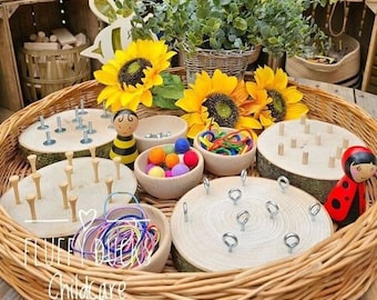Fine Motor Skills Activity Log Slice: Wooden Craft Kit