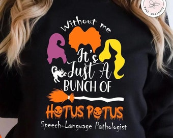 Speech Therapy Halloween Sweatshirt, Speech Therapy Sweatshirt, Halloween Slp Shirt, Halloween Speech Language Pathology Shirt