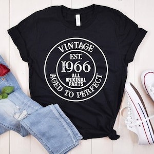 Vintage 1966 Shirt, 55th Birthday, 55th Birthday Gift, 55th Birthday Shirt, 55th Birthday Party, 1966 T-Shirt