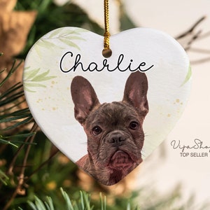 CUSTOM DOG Pet Person Portrait from Photo on Ornament, Personalized Customized Ornament, Cat, Ornament Oil Acrylic Watercolor