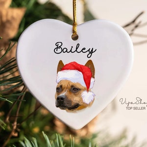 Personalized Pet Ornament Using Pet&#39;s Photo + Name, Custom Ornament Christmas Dog Ornament Personalized Dog Ornament Custom Dog