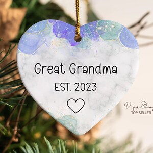 Promoted To Grandparents Ornament, Christmas Ornament, Pregnancy Announcement, Reveal To Grandparents, New Baby Announcement Ornament