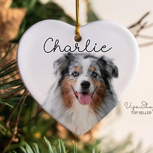 CUSTOM DOG Pet Person Portrait from Photo on Ornament, Personalized Customized Ornament, Cat, Ornament Oil Acrylic Watercolor