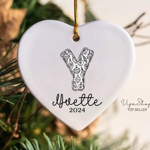 Cute Family Christmas Ornament, Custom Family Name Ornament Gift, 2023 Personalized Christmas Gift Family Keepsake Christmas Family Gift