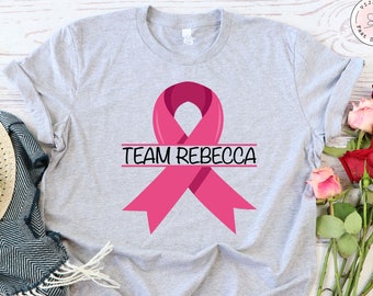 Breast Cancer T-shirt, Motivational T-shirt, Cancer Awareness T-shirt, Personalized Team Cancer T-shirt , Cancer Support Team Shirt,Support