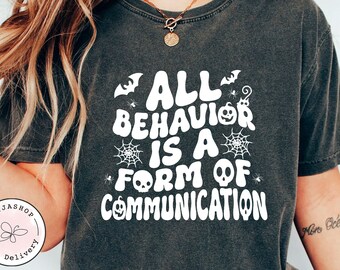 Aba Therapie ist eine Form der Kommunikation Shirt, AAC SPED Lehrer Inklusion Shirt, Neurovielfalt Bcba Slp OT Lehrer
