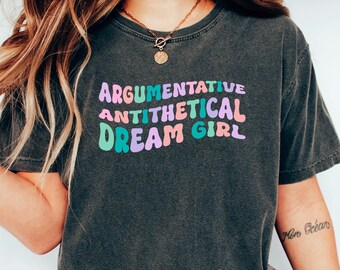 Hits Different Midnights Argomentativo Antitetico Dream Girl Maglietta Swiftie