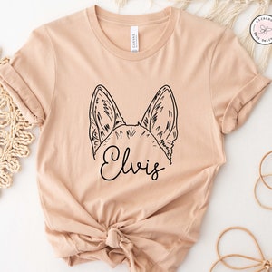 Aangepaste hond sweater gepersonaliseerde hondenoren trui met naam aangepaste hond moeder hoodie hond moeder cadeau voor haar huisdier cadeau voor hem huisdierliefhebbers shirt