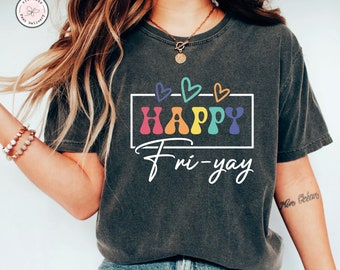 Fri-Yay Shirt, Teacher Tee, Friday Weekend Shirt, Friyay Teacher TShirt, Teacher team Tee, Funny Teacher Saying Shirt, Gift for Teacher