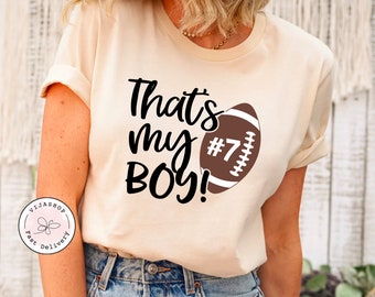 Personalisiertes Fußball-Shirt für Fußball-Mama, Spieltag Personalisiertes Fußball-Geschenk für Frauen, das ist mein kundenspezifisches Sport-Shirt, Fußball-Mamma-Shirt