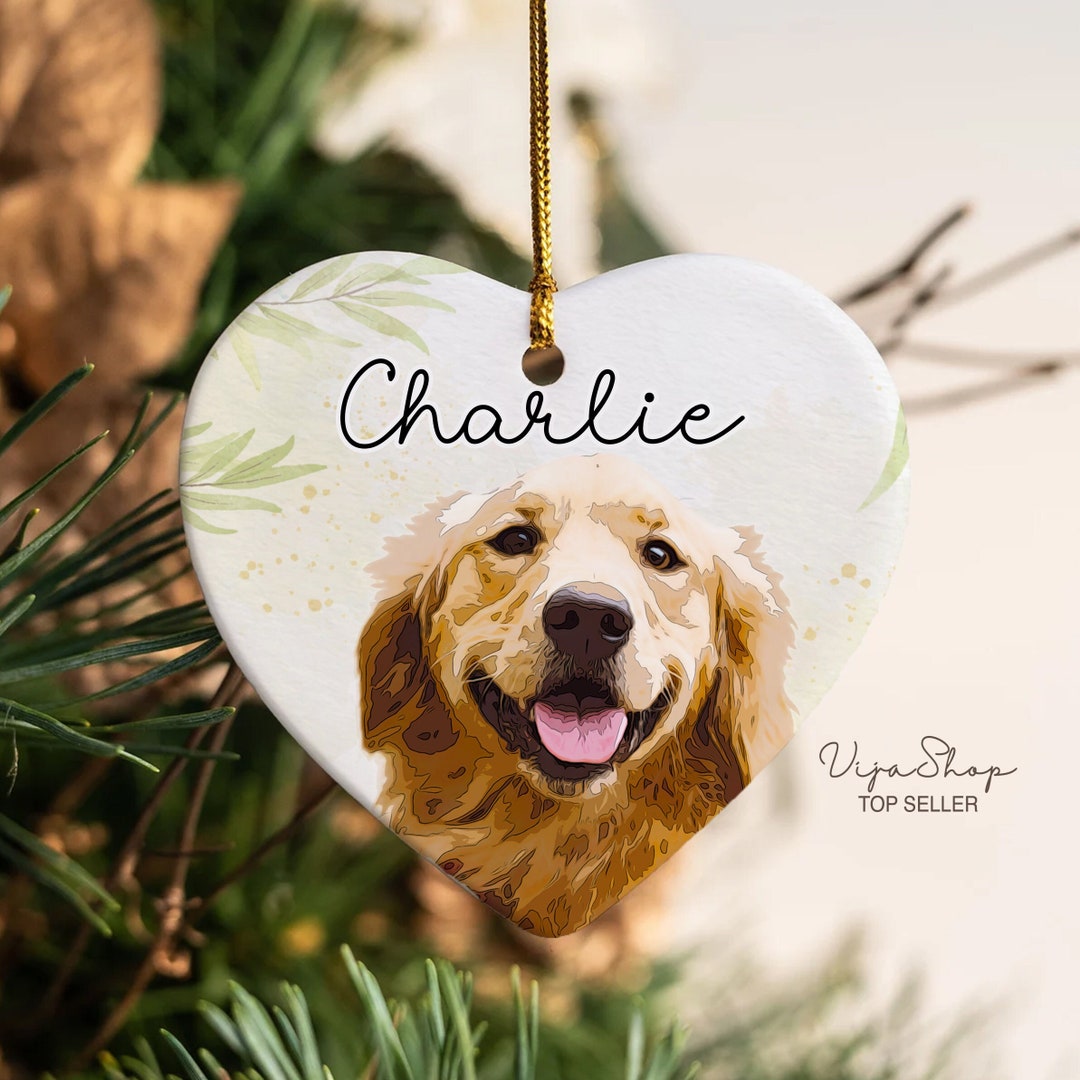 Personalized Pet Ornament, Custom Dog Christmas Ornament, Pet Ornament ...