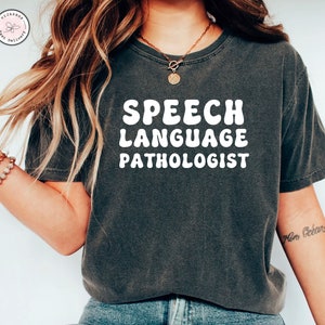 SLP Speech Language Pathologist Shirt, SLP Gifts, Sign Language T-shirt, Speech Tee, Speech Therapist Gift, Language Pathology