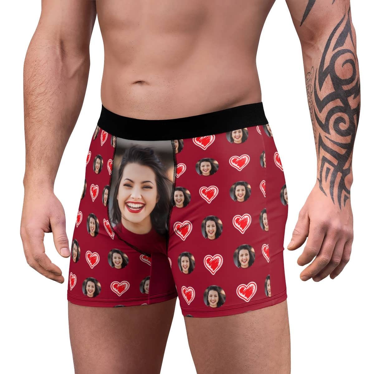 Custom Underwear Personalized Men's Briefs Face Etsy