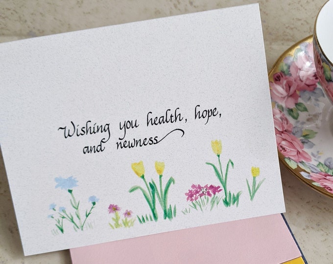 Get Well Card, Get Well Soon Card, Recovery Card, Thinking of You Card ...