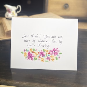 Christian Birthday Card, Handmade cards, Calligraphy cards, handmade birthday, birthday greeting card, celebrating birthday, Birthday Cards