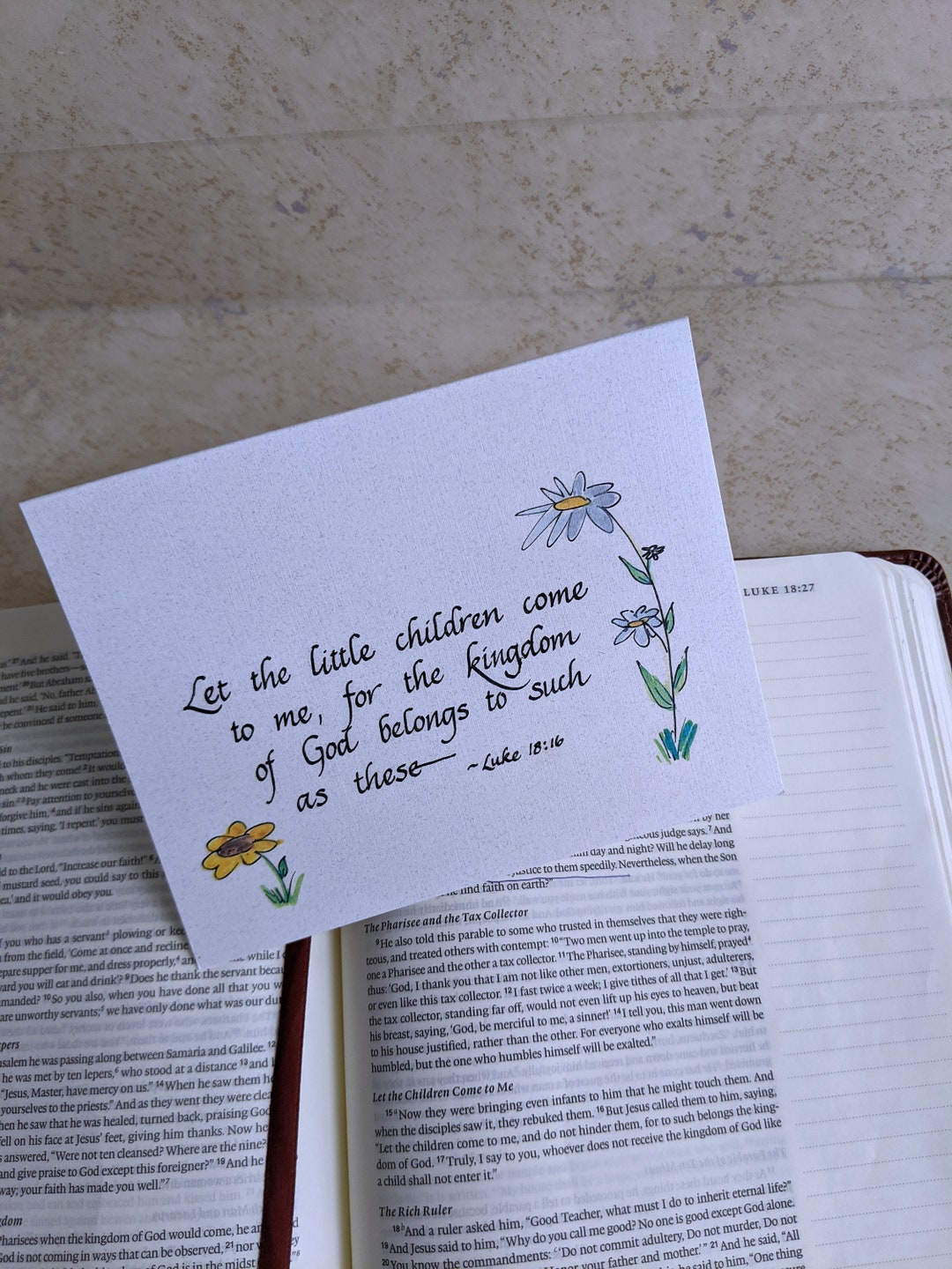 Christian Baby Card, Baptism Card, Christening Card, Handmade