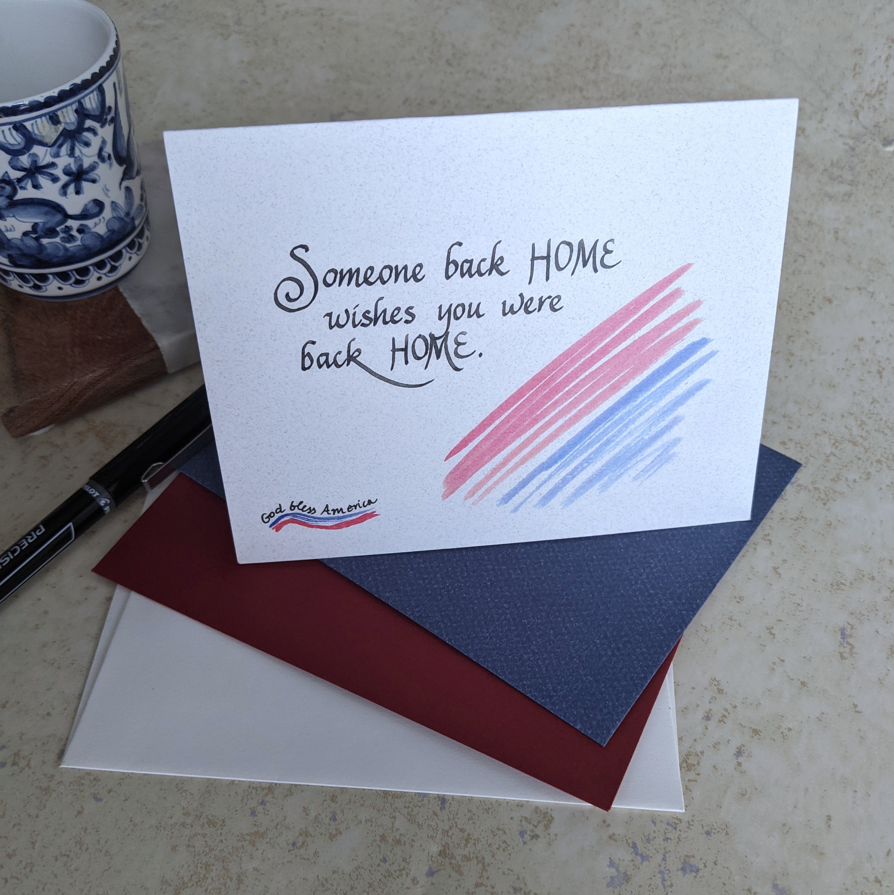 Military Greeting Cards Personalized Cards Handmade Etsy