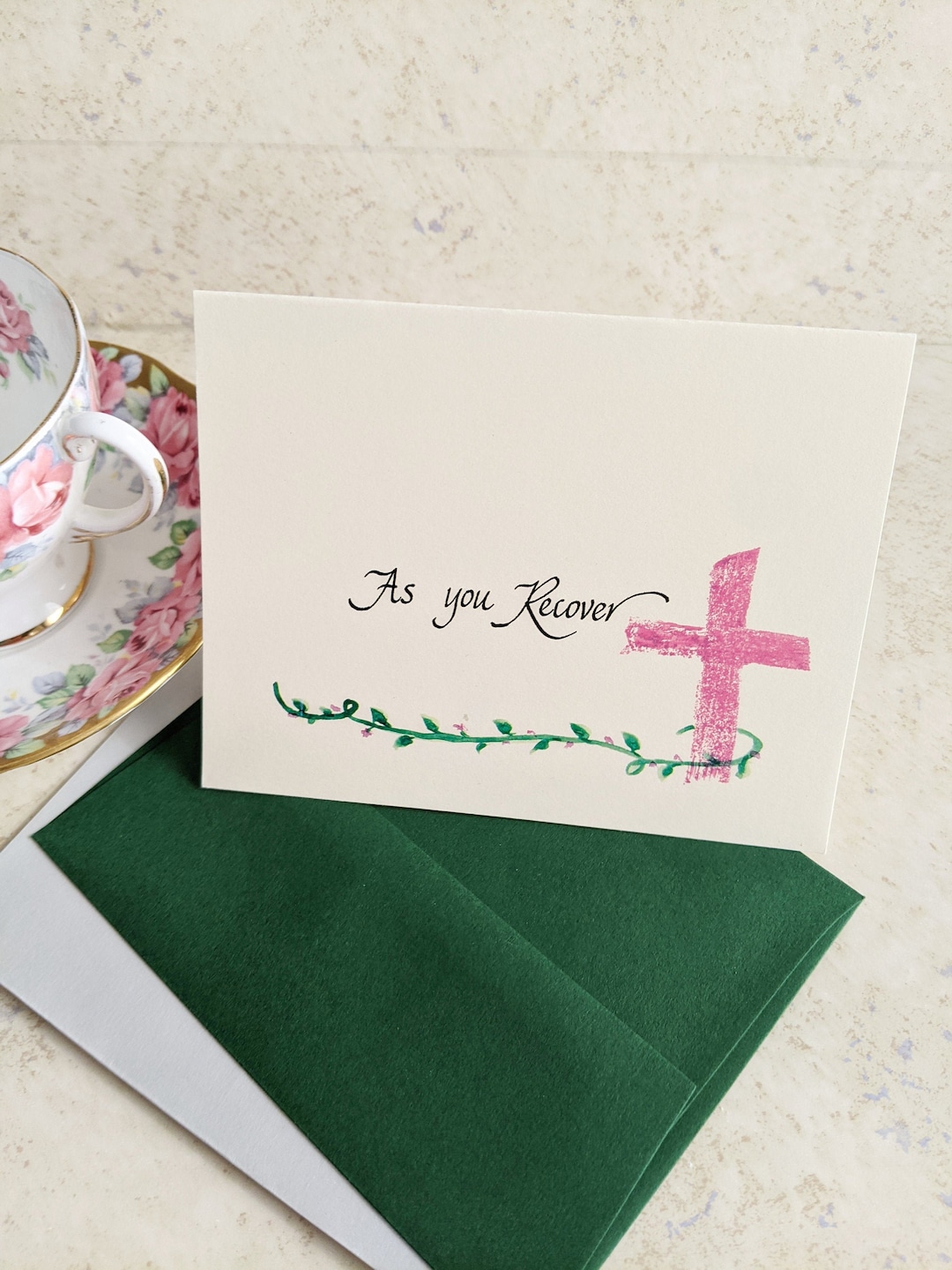 Christian Get Well Card, Christian Card for Healing, as You Recover ...