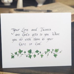 Congratulations Card, Graduation Card, Christian Card, Best Wishes Card, New Job Card, Celebration card, Graduate card, Job Change card