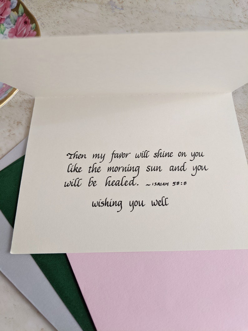 Christian Get Well Card, Christian Card for Healing, as You Recover ...