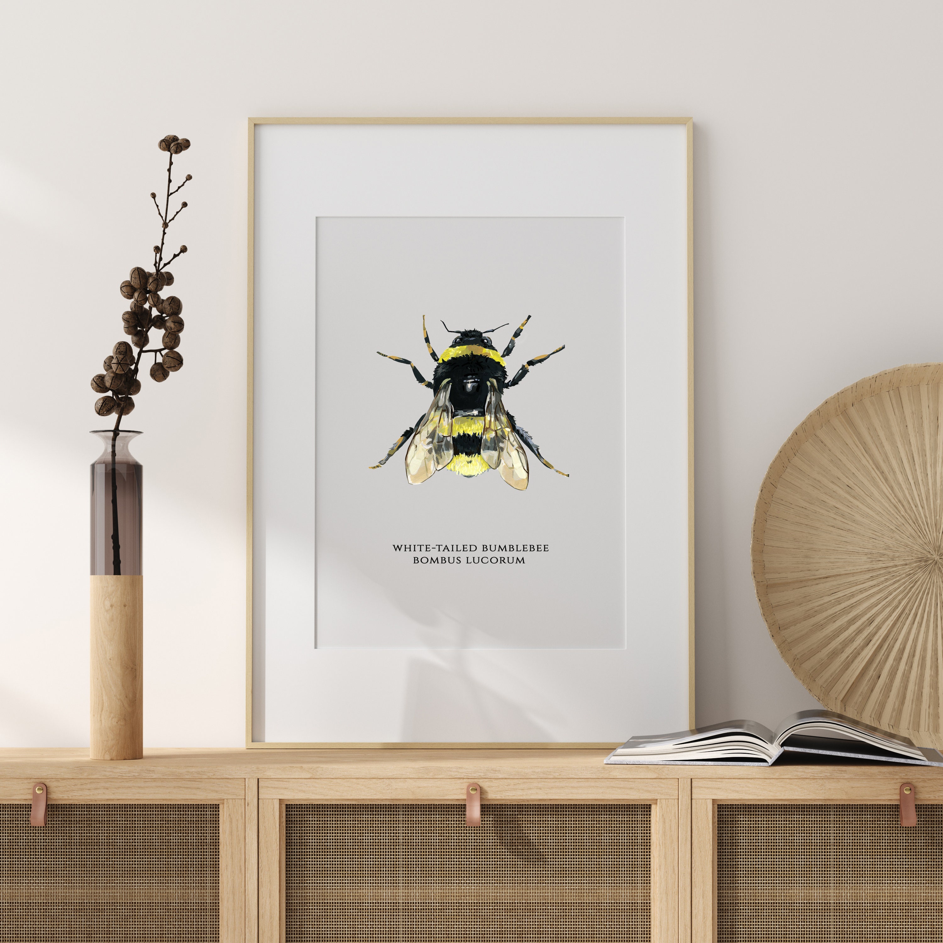 BumbleBee Print Bee Decor Bee Wall Art Bee Lover Gifts Etsy