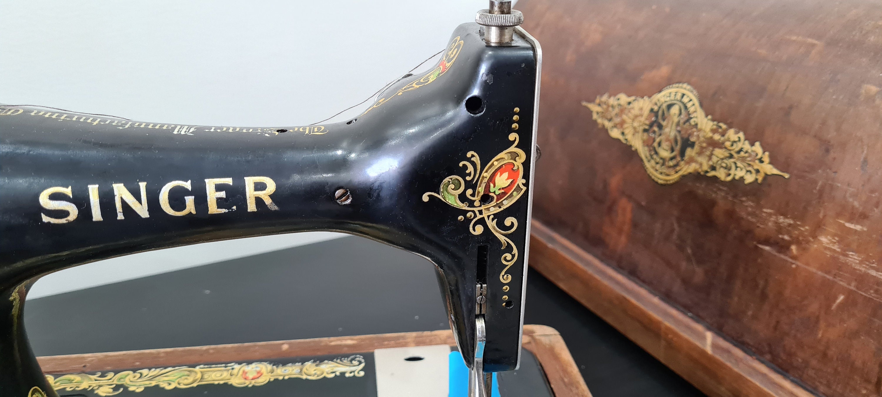 Wunderschöne Singer Nähmaschine SeriennummerY112794 Etsy