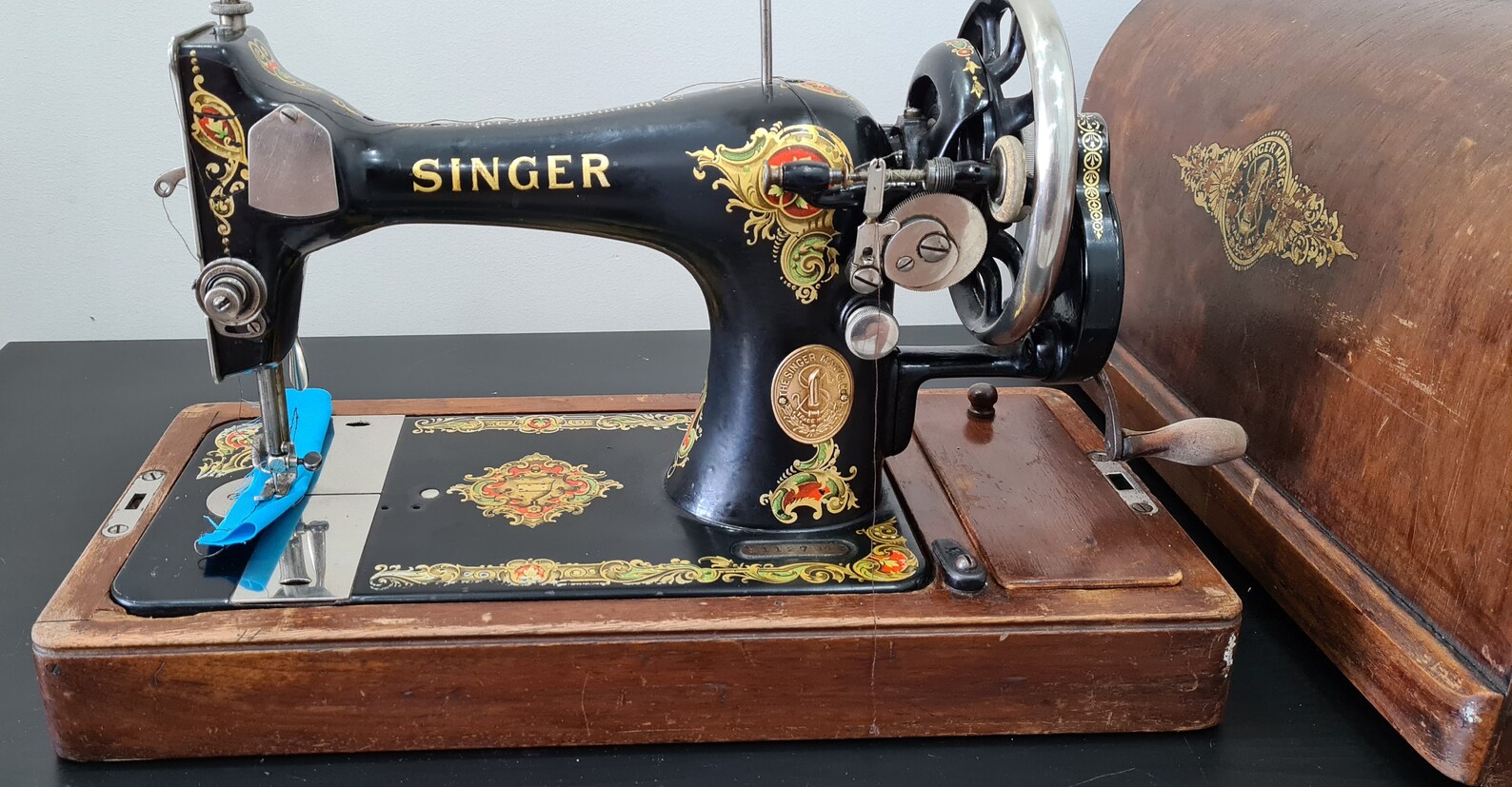 Schöne Singer Nähmaschine SeriennummerY112794 Handkurbel Etsy