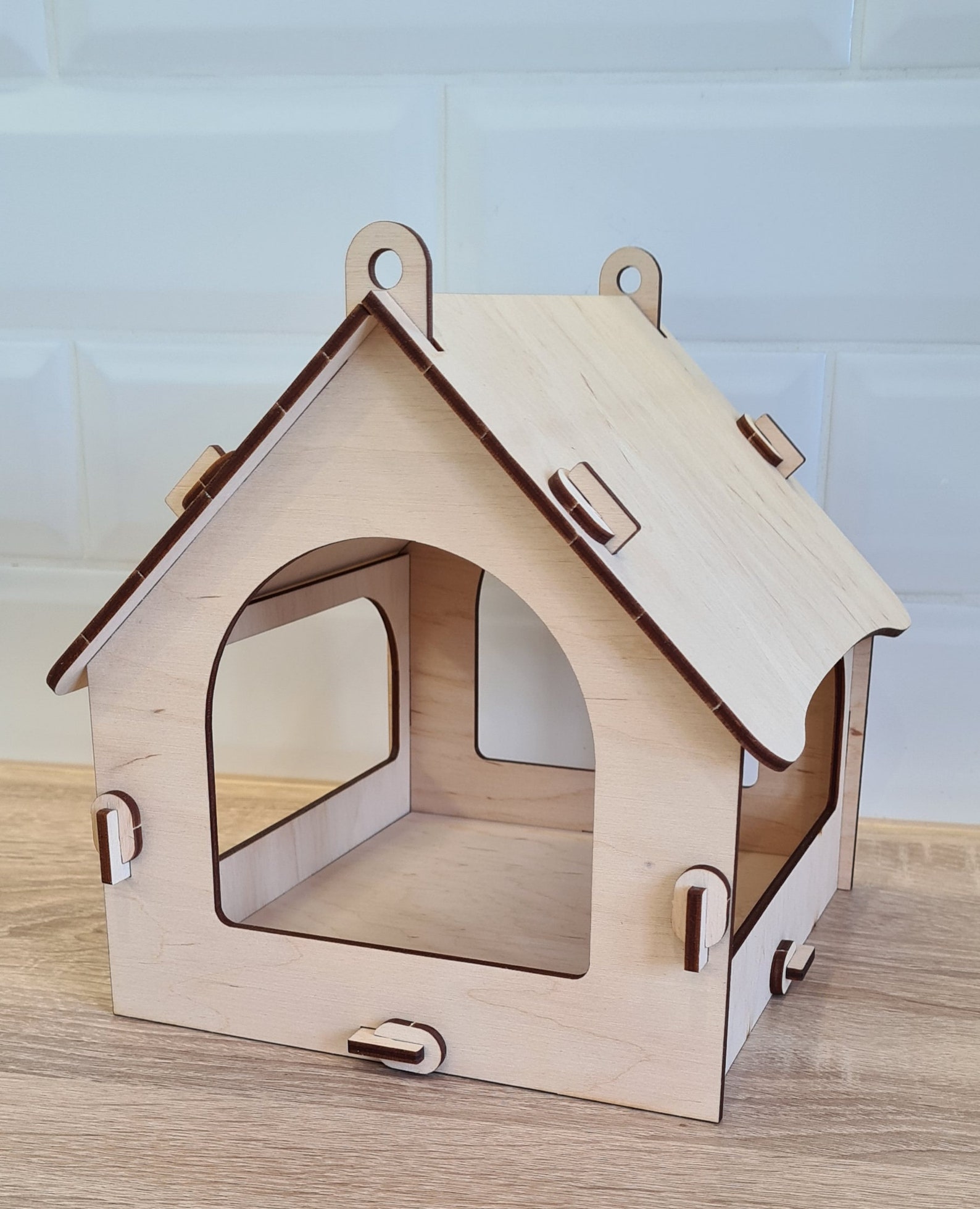 Plywood Birdhouse Garden Bird Feeder Garden Decor Garden Etsy India