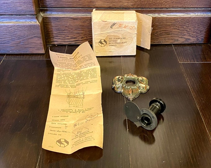 Peephole Vintage Door Viewer Soviet Security Door Eye Fish Eye Peephole