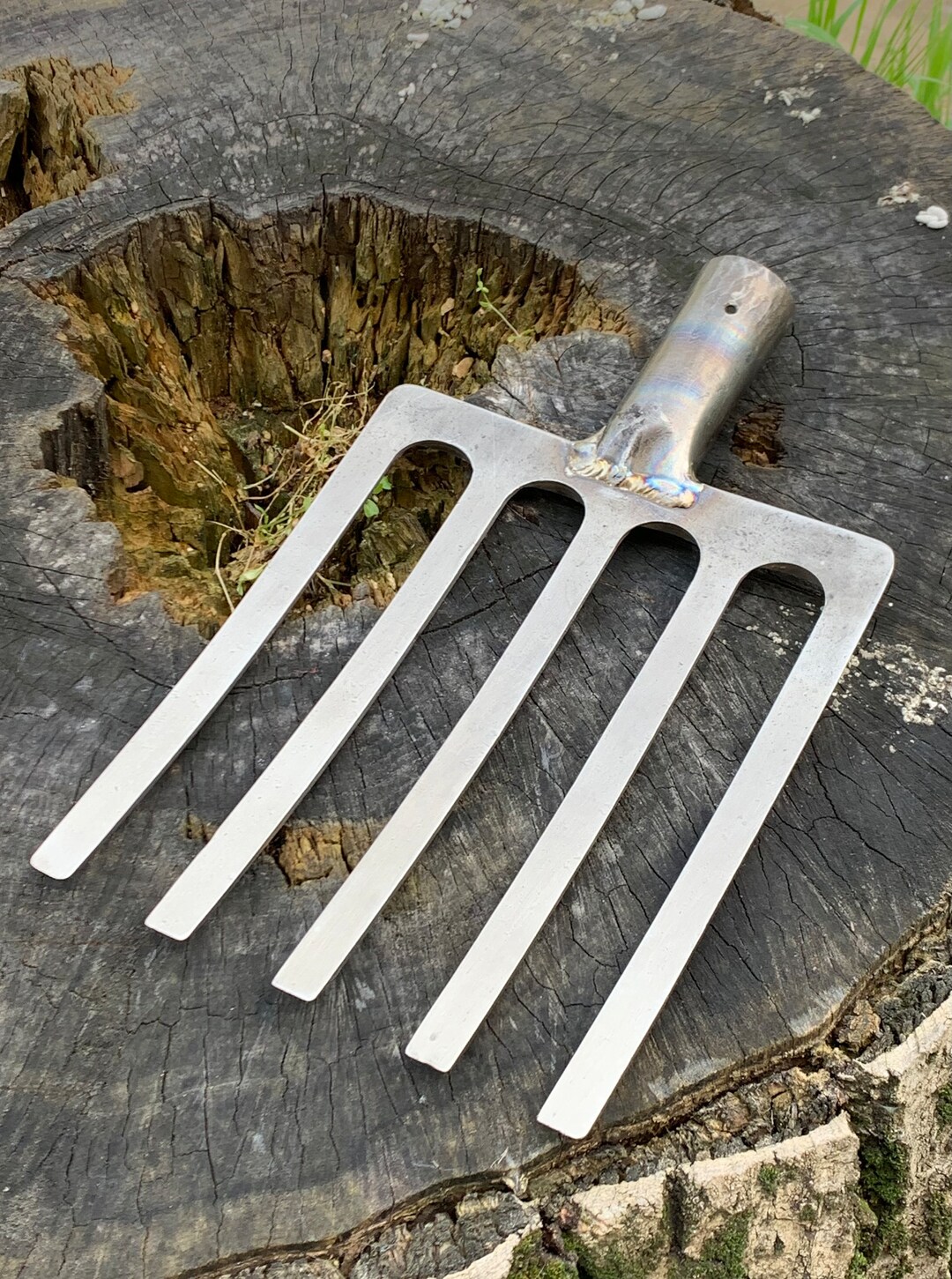 Metalic Hand Rak Vintage Titanium Hand Rake, Soviet Gardening Tool - Etsy