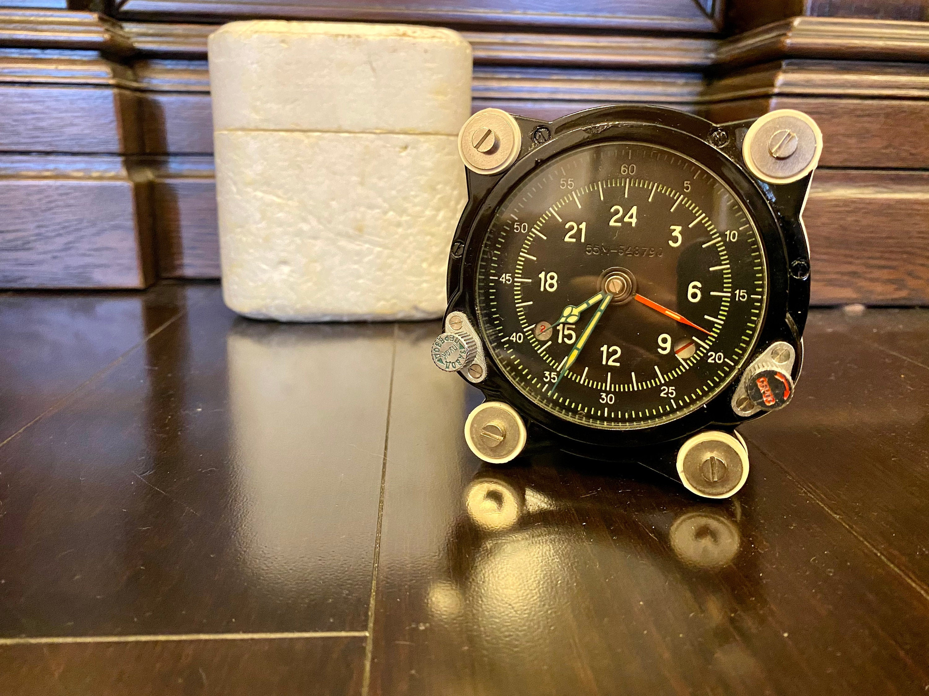 Aviation Aircraft Clock M55 Soviet Military Clock Module Army Etsy